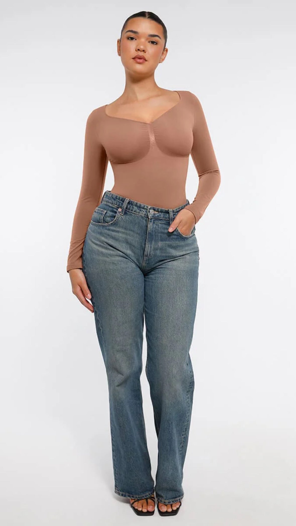 BodySuit Viral©️ Original Reductor Abdomen Manga larga