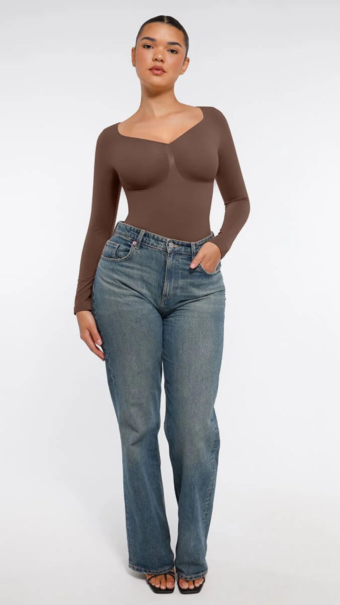 BodySuit Viral©️ Original Reductor Abdomen Manga larga