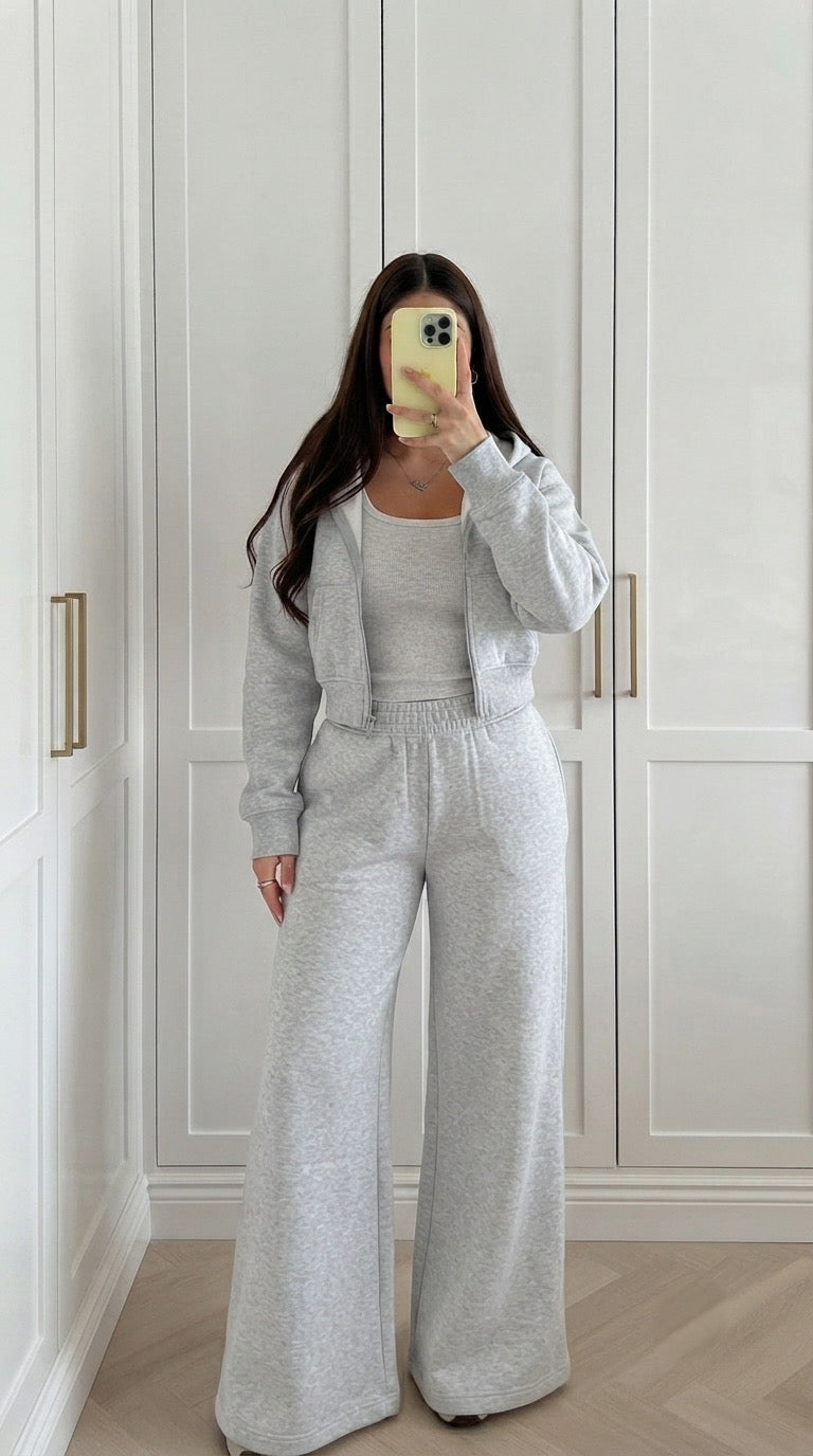 Conjunto Gris DUP ZARA