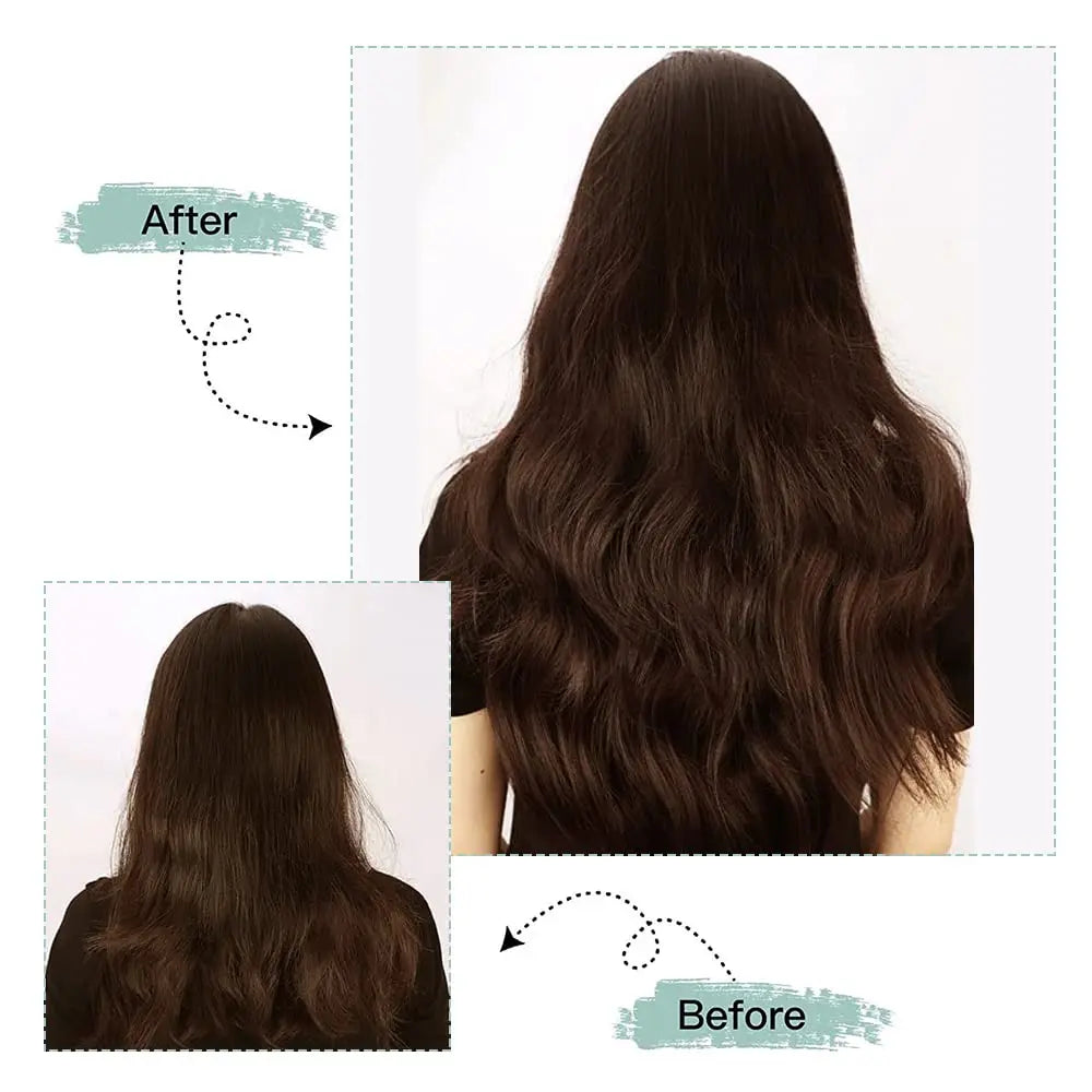 Extensiones de Cabello Virgen Remy 100% Natural Por capas 66 cm Largo