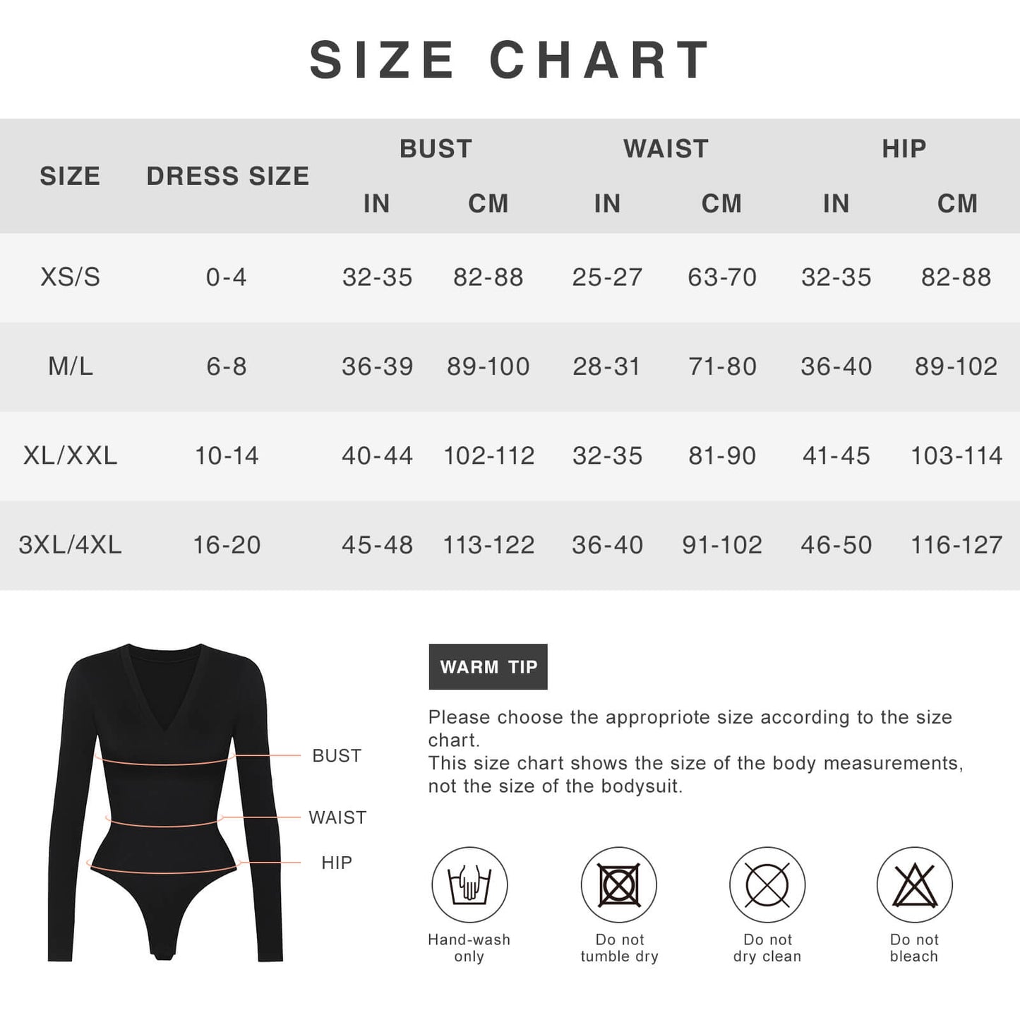 Body control de Abdomen sen V y manga larga PINK