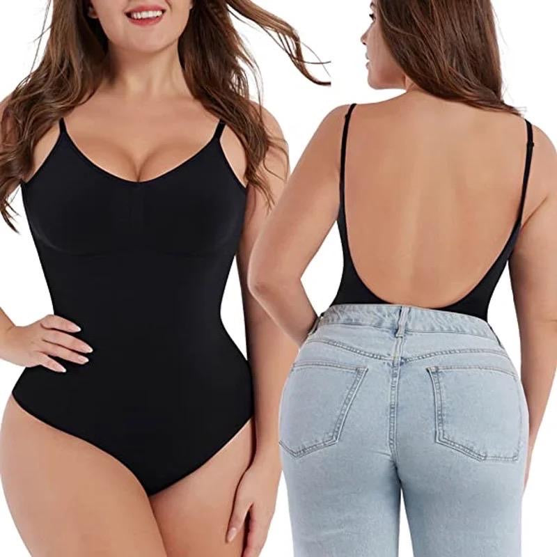 Bodysuit Viral Espalda Escotada Tipo Faja Colaless