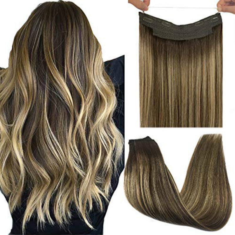 EXtensiones HILO INVISIBLE Balayage 50 cm Largo Cabello Virgen 100%