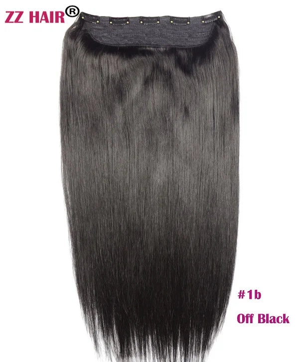 Extensiones 5 clips 60 cm de Largo Cabello Virgen ©️100% Natural 120 gr