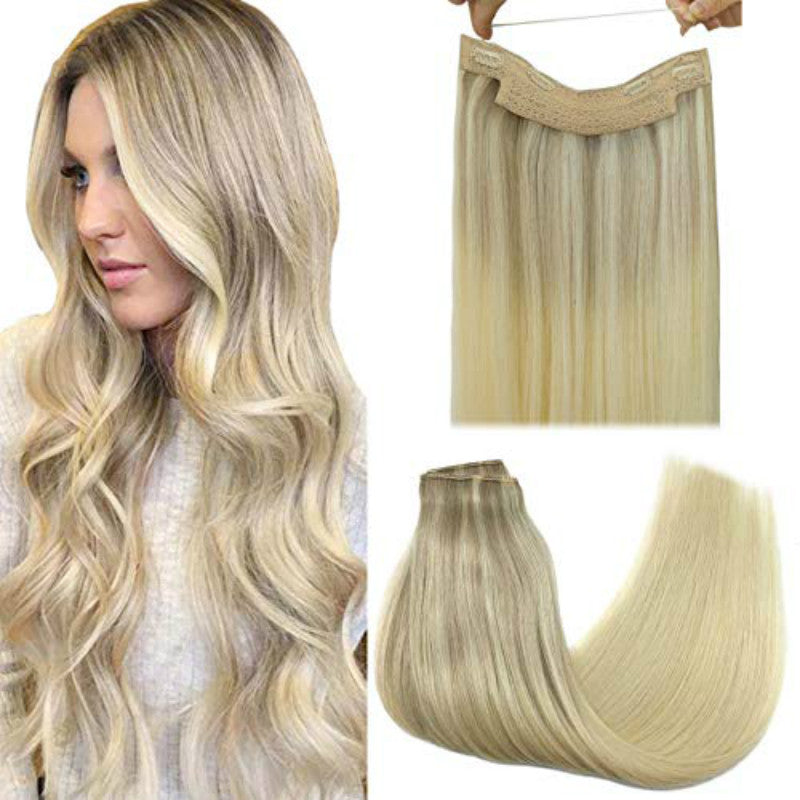 EXtensiones HILO INVISIBLE Balayage 50 cm Largo Cabello Virgen 100%