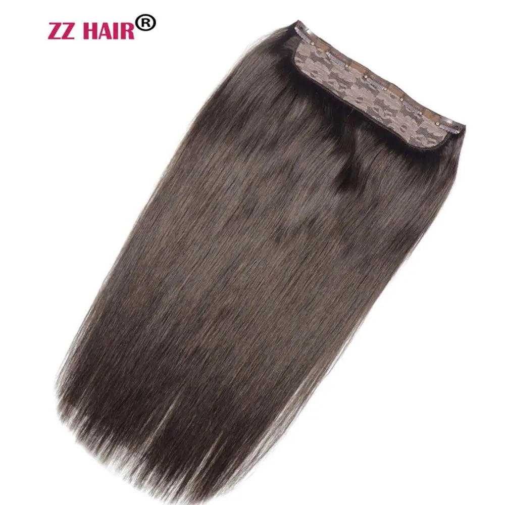 Extensiones 5 clips 60 cm de Largo Cabello Virgen ©️100% Natural 120 gr