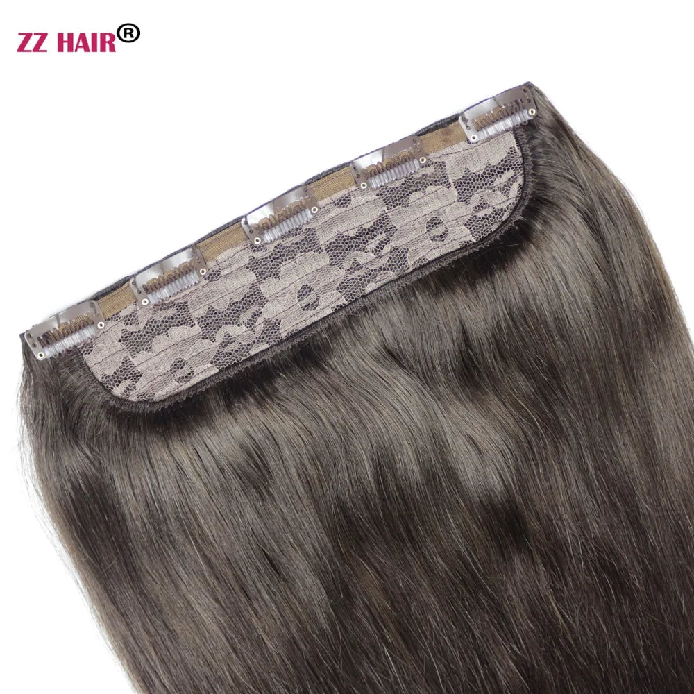 Extensiones 5 clips 60 cm de Largo Cabello Virgen ©️100% Natural 120 gr