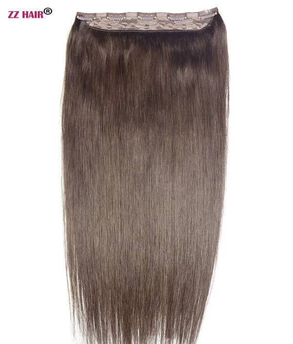 Extensiones 5 clips 60 cm de Largo Cabello Virgen ©️100% Natural 120 gr
