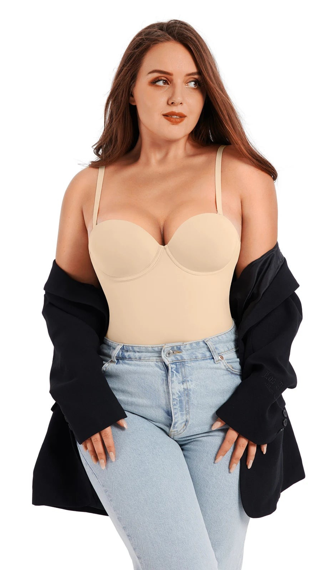Bodysuit©️ Control Body Shaper Push Up Colaless