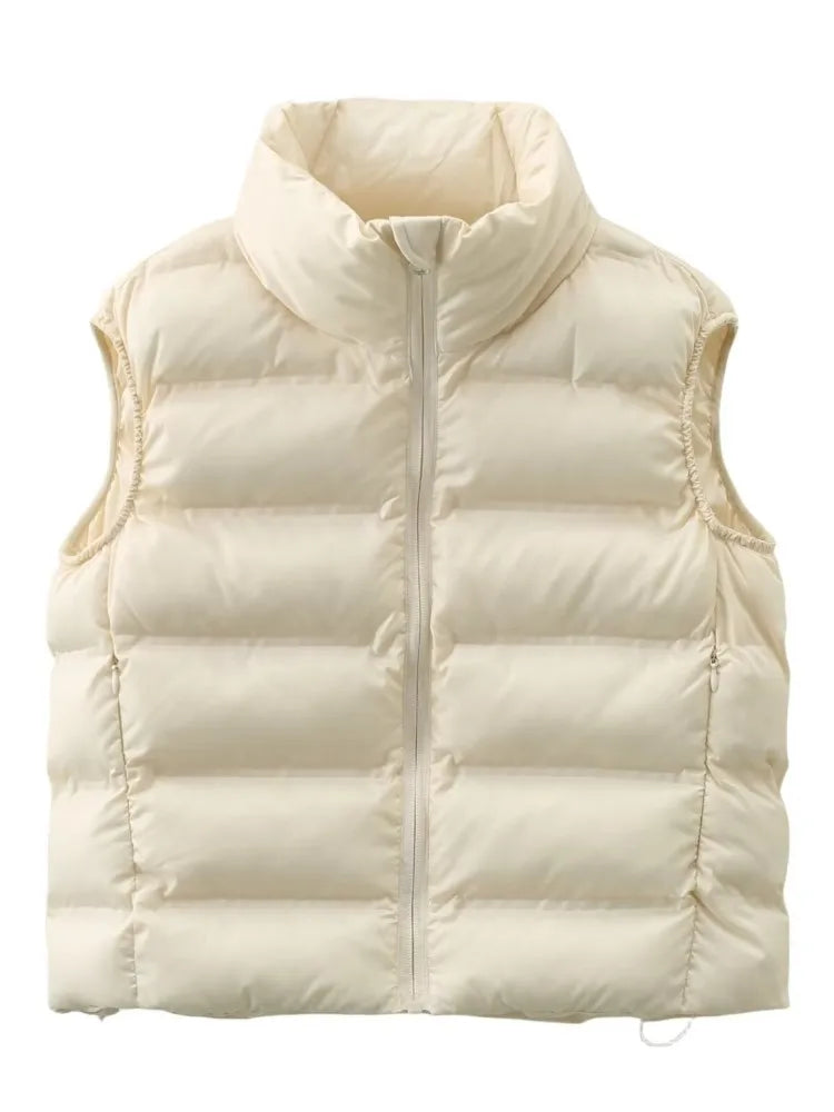 Chaqueta Puffa sin Mangas Modelo Lia