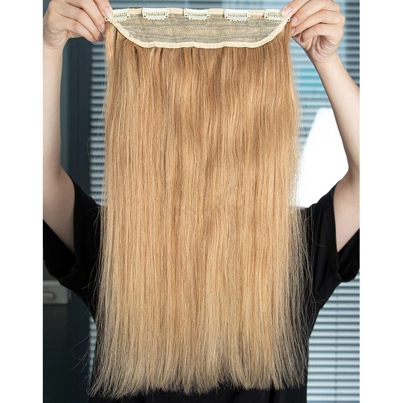 Extensiones de cabello Natural Cortina Clip