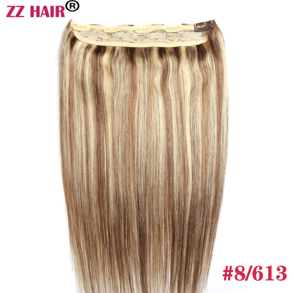 Extensiones 5 clips 60 cm de Largo Cabello Virgen ©️100% Natural 120 gr