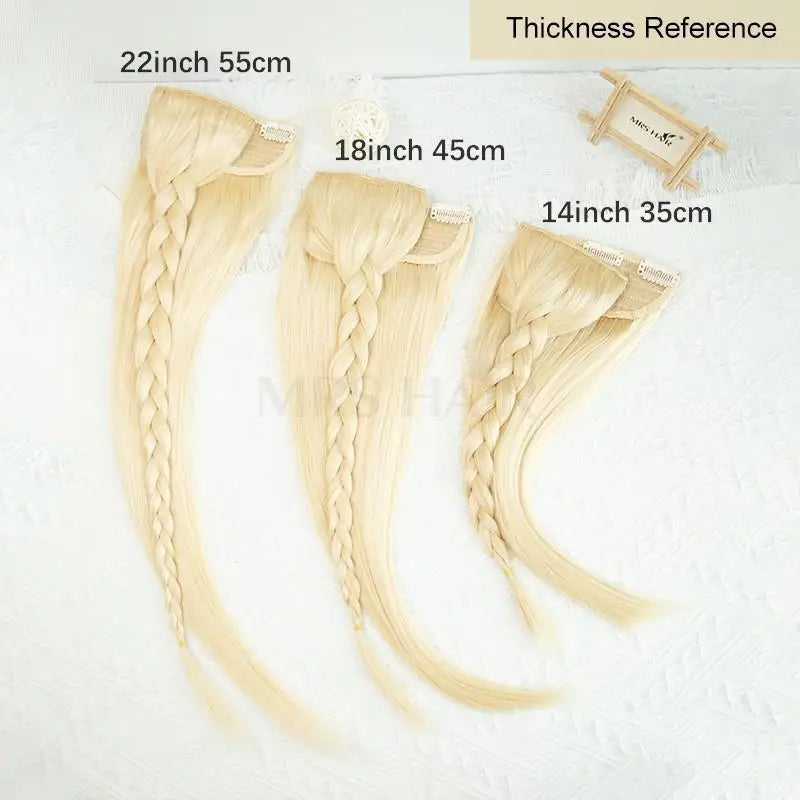 Extensiones de cabello Natural Cortina Clip