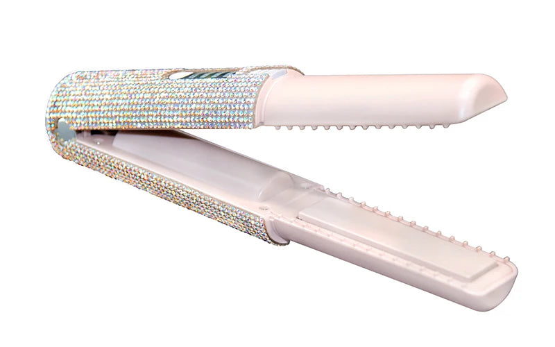 Mini Plancha de Pelo Portatil USB con cristales