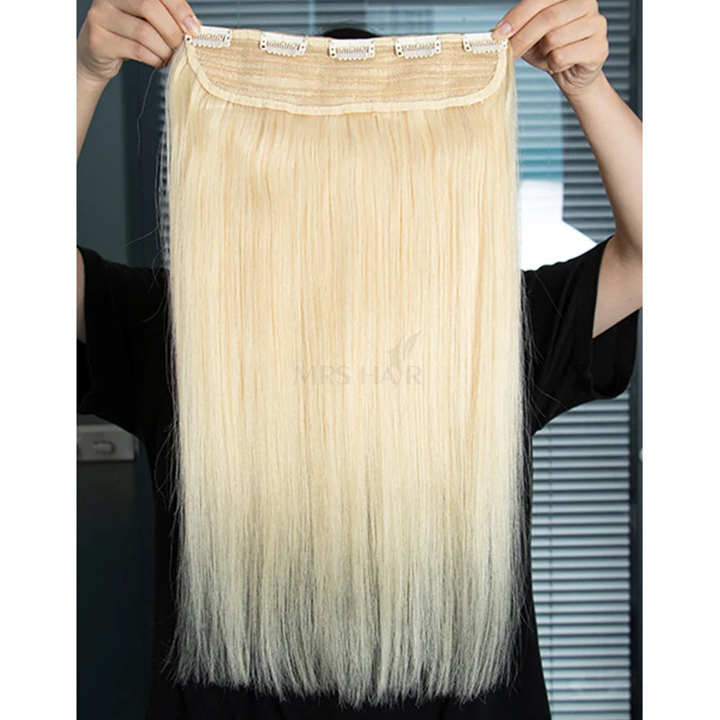 Extensiones de cabello Natural Cortina Clip