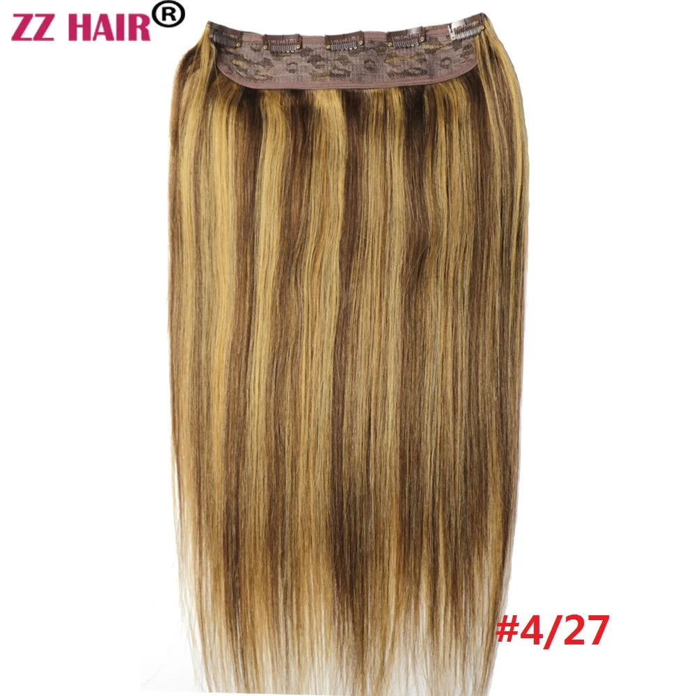 Extensiones 5 clips 60 cm de Largo Cabello Virgen ©️100% Natural 120 gr