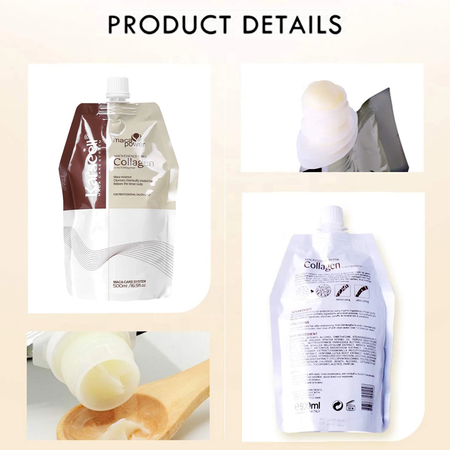 Acondicionador Reparador Karseell 500ml Keratina