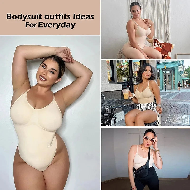 Bodysuit ©️ Viral Original Reductor de Abdomen Sin costura Colaless