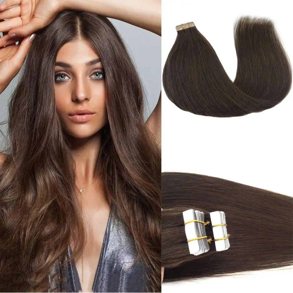 Extensiones CINTA ADHESIVA BALAYAGE 60 cm Largo Cabello Virgen 100%
