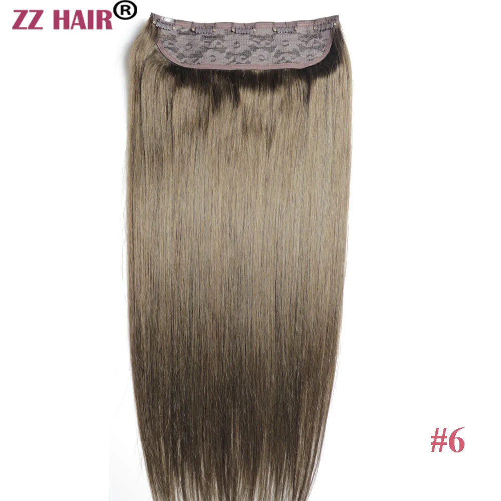 Extensiones 5 clips 60 cm de Largo Cabello Virgen ©️100% Natural 120 gr