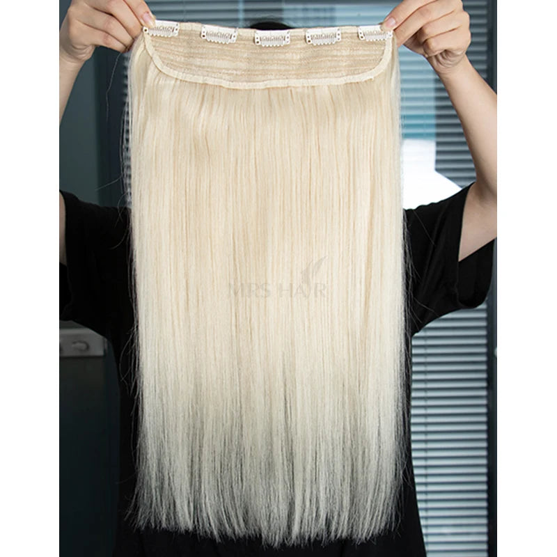 Extensiones de cabello Natural Cortina Clip