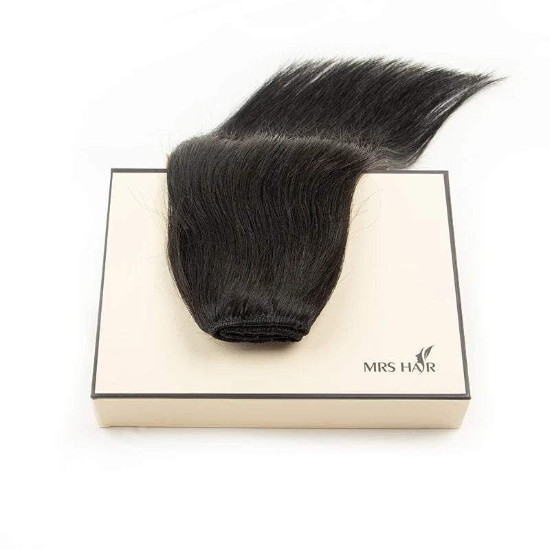 Extensiones de cabello Natural Cortina Clip