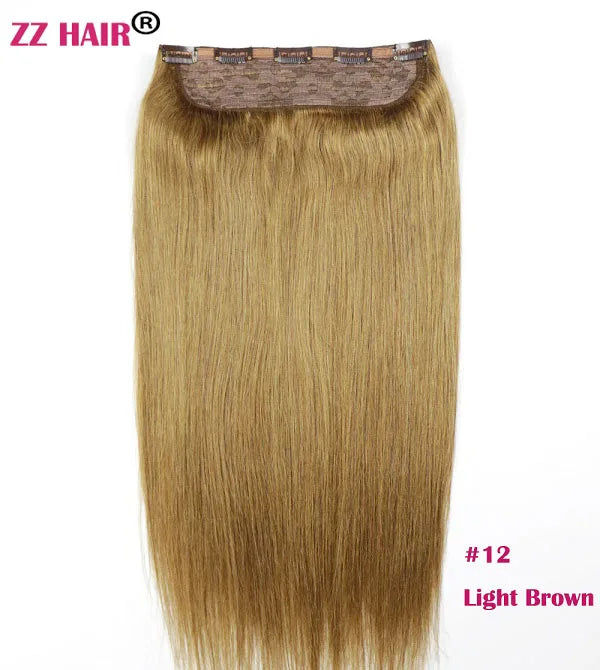 Extensiones 5 clips 60 cm de Largo Cabello Virgen ©️100% Natural 120 gr