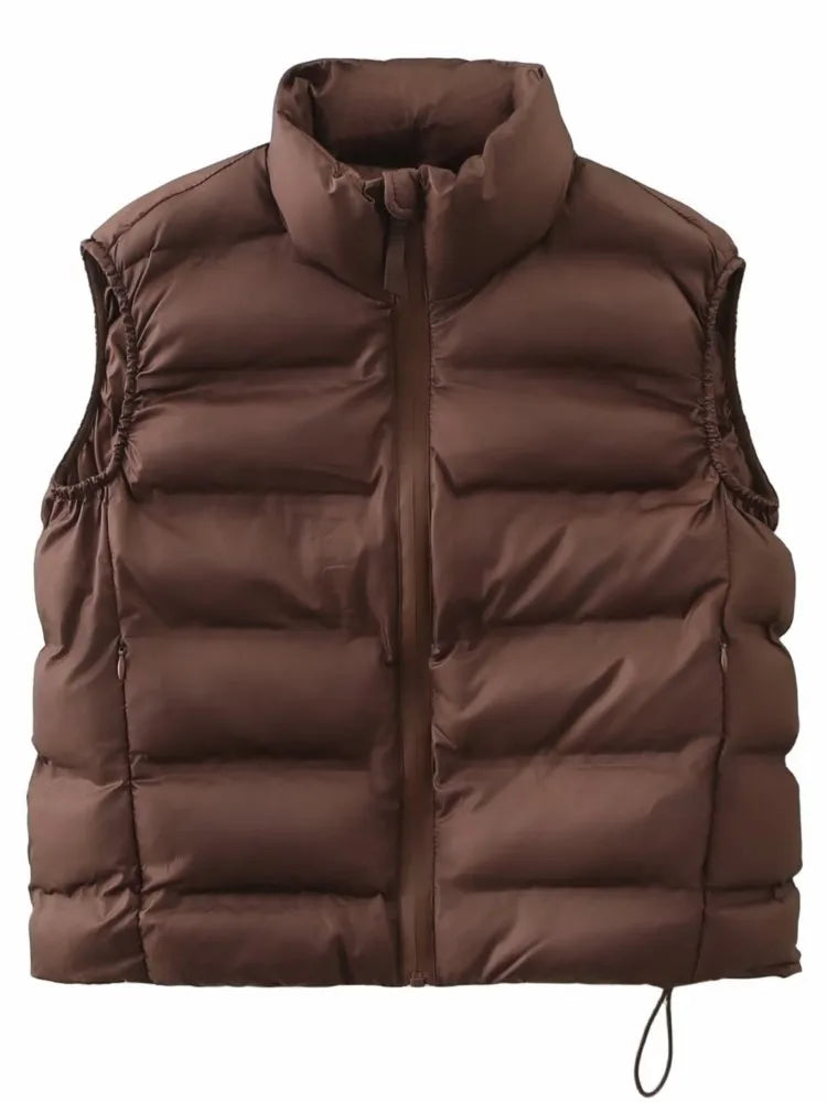 Chaqueta Puffa sin Mangas Modelo Lia