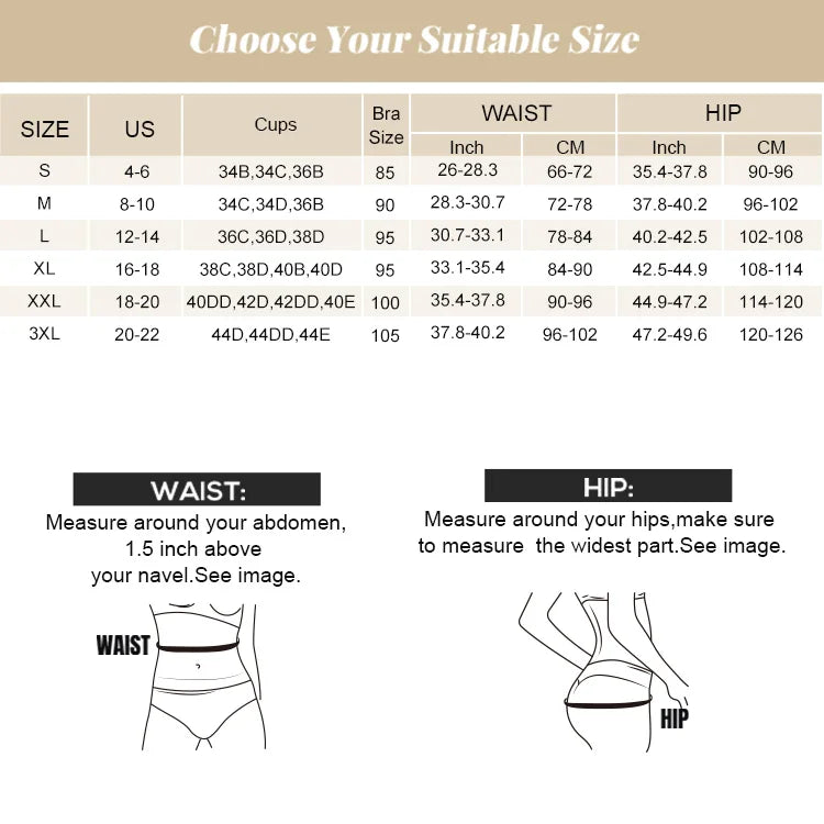 Bodysuit©️ Control Body Shaper Push Up Colaless