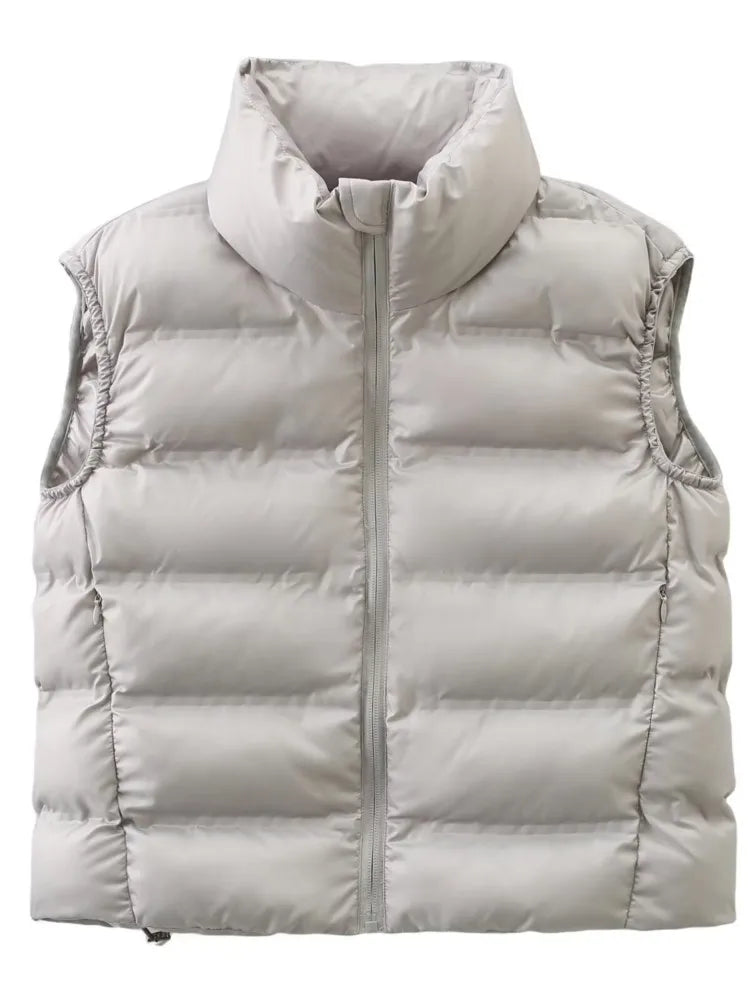Chaqueta Puffa sin Mangas Modelo Lia
