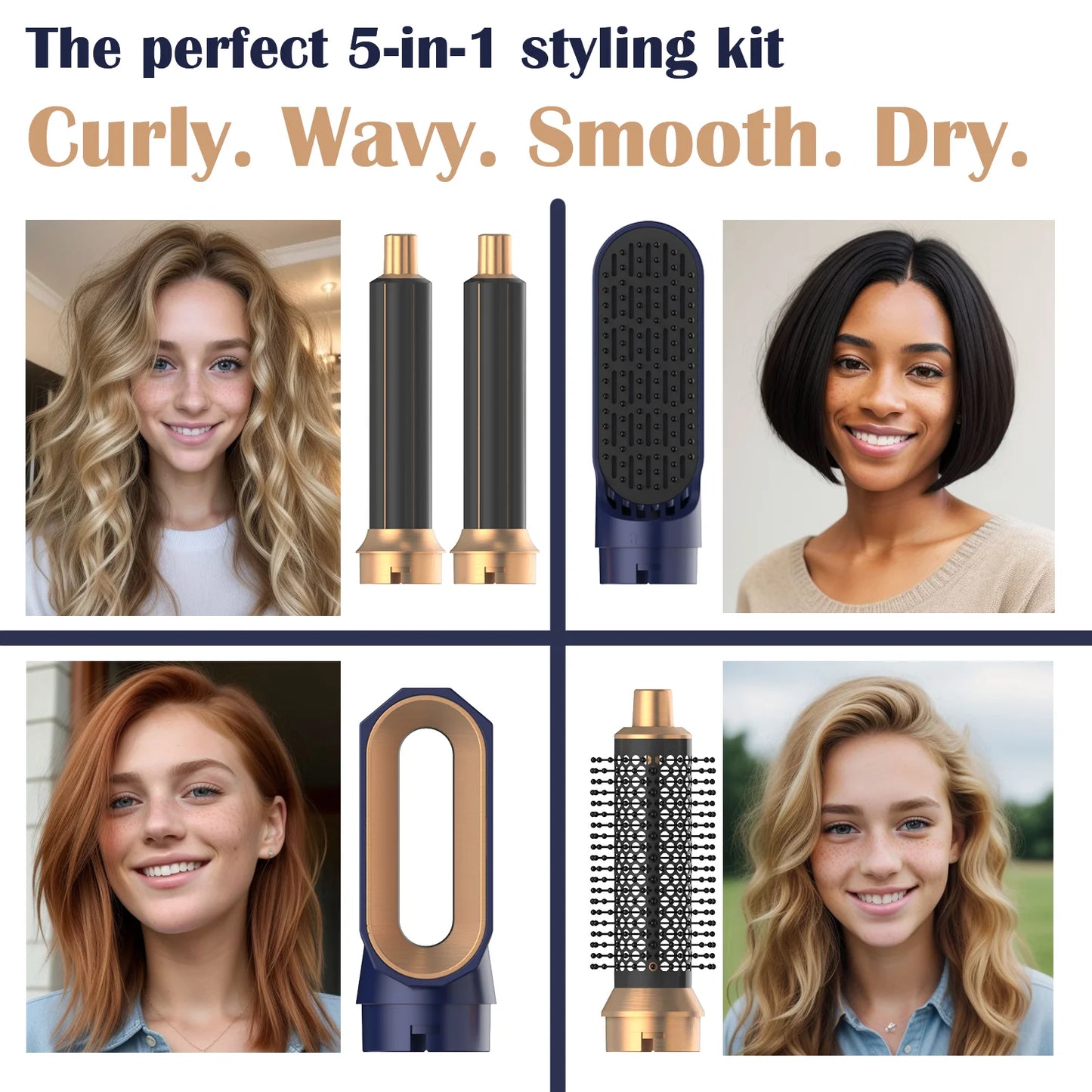 Hair Dryer Set Professional 5 en uno