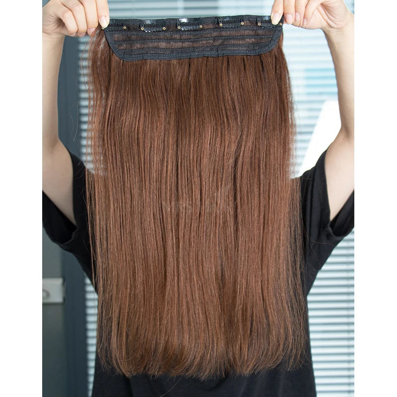 Extensiones de cabello Natural Cortina Clip