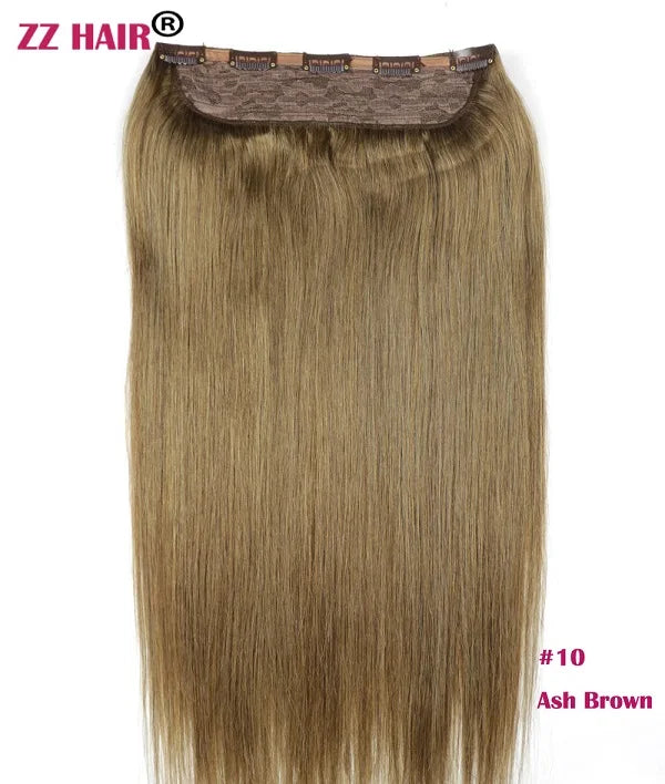 Extensiones 5 clips 60 cm de Largo Cabello Virgen ©️100% Natural 120 gr