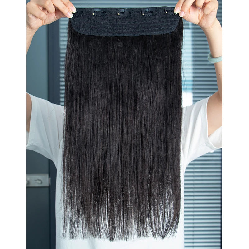 Extensiones de cabello Natural Cortina Clip