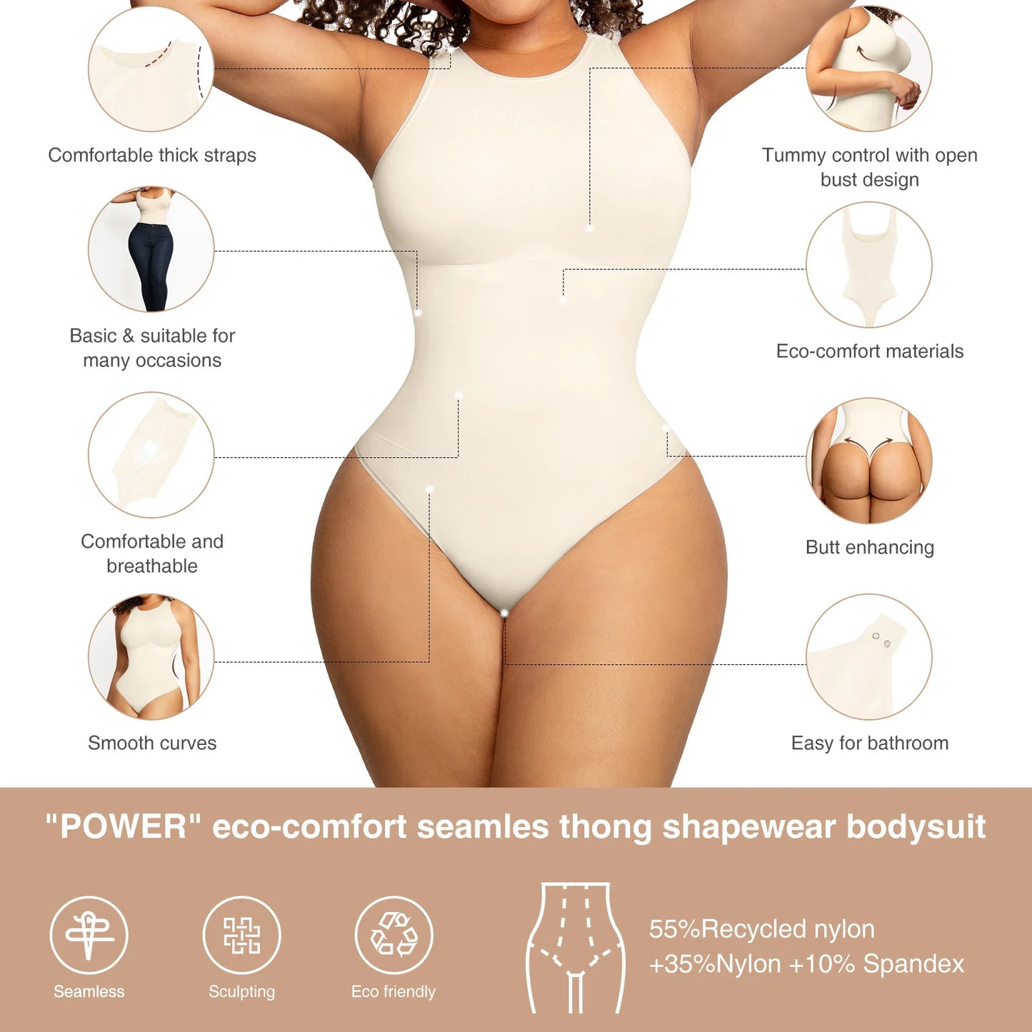 Bodysuit Shapewear Colaless