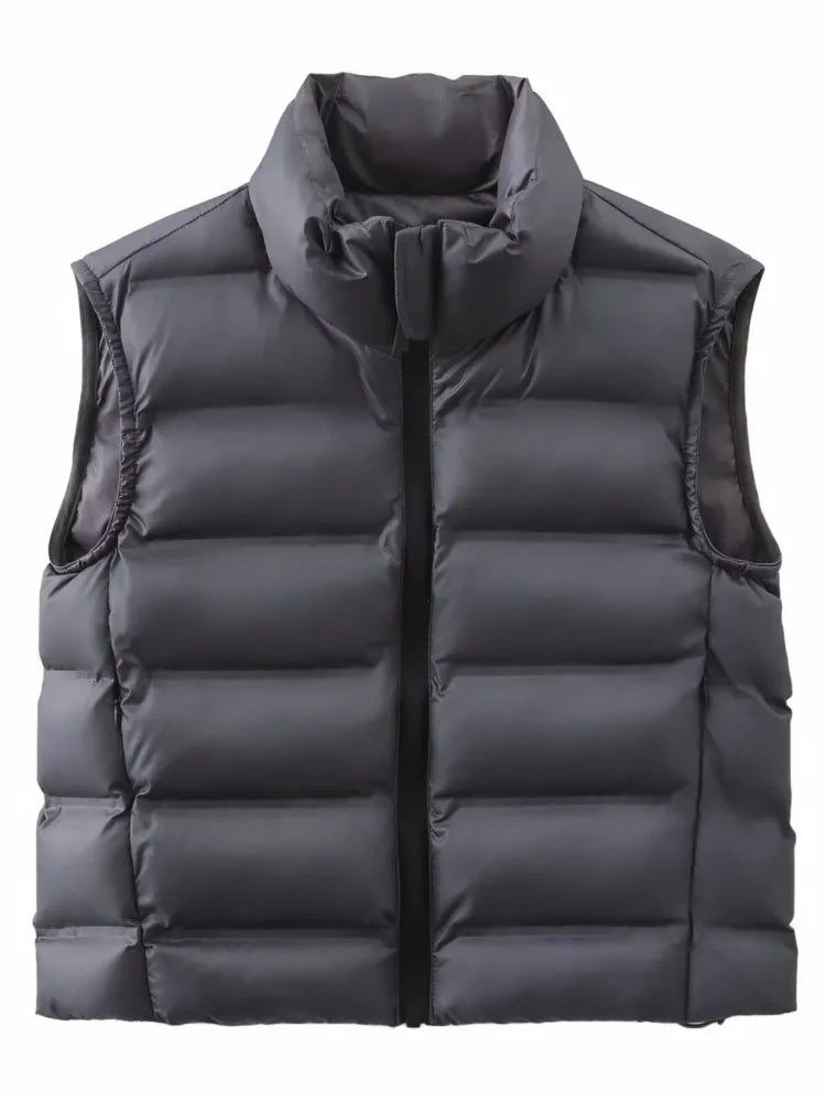 Chaqueta Puffa sin Mangas Modelo Lia