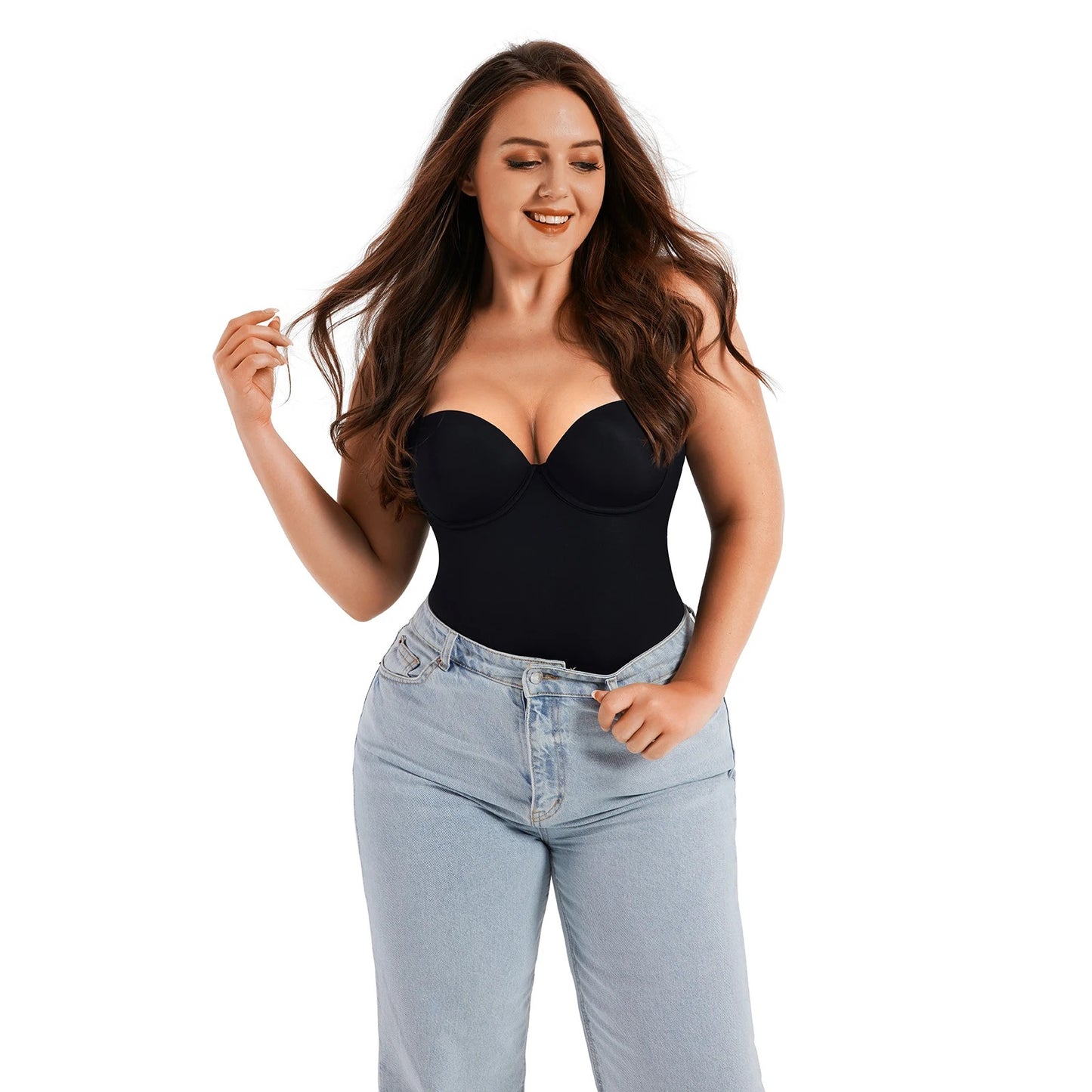 Bodysuit©️ Control Body Shaper Push Up Colaless