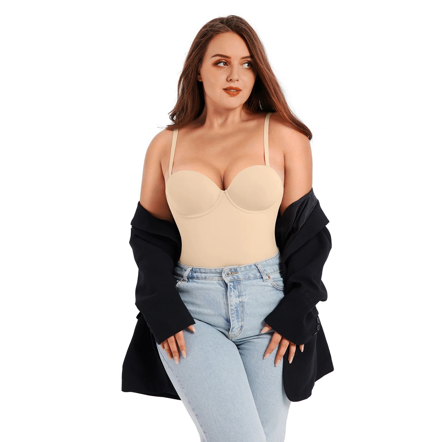 Bodysuit©️ Control Body Shaper Push Up Colaless