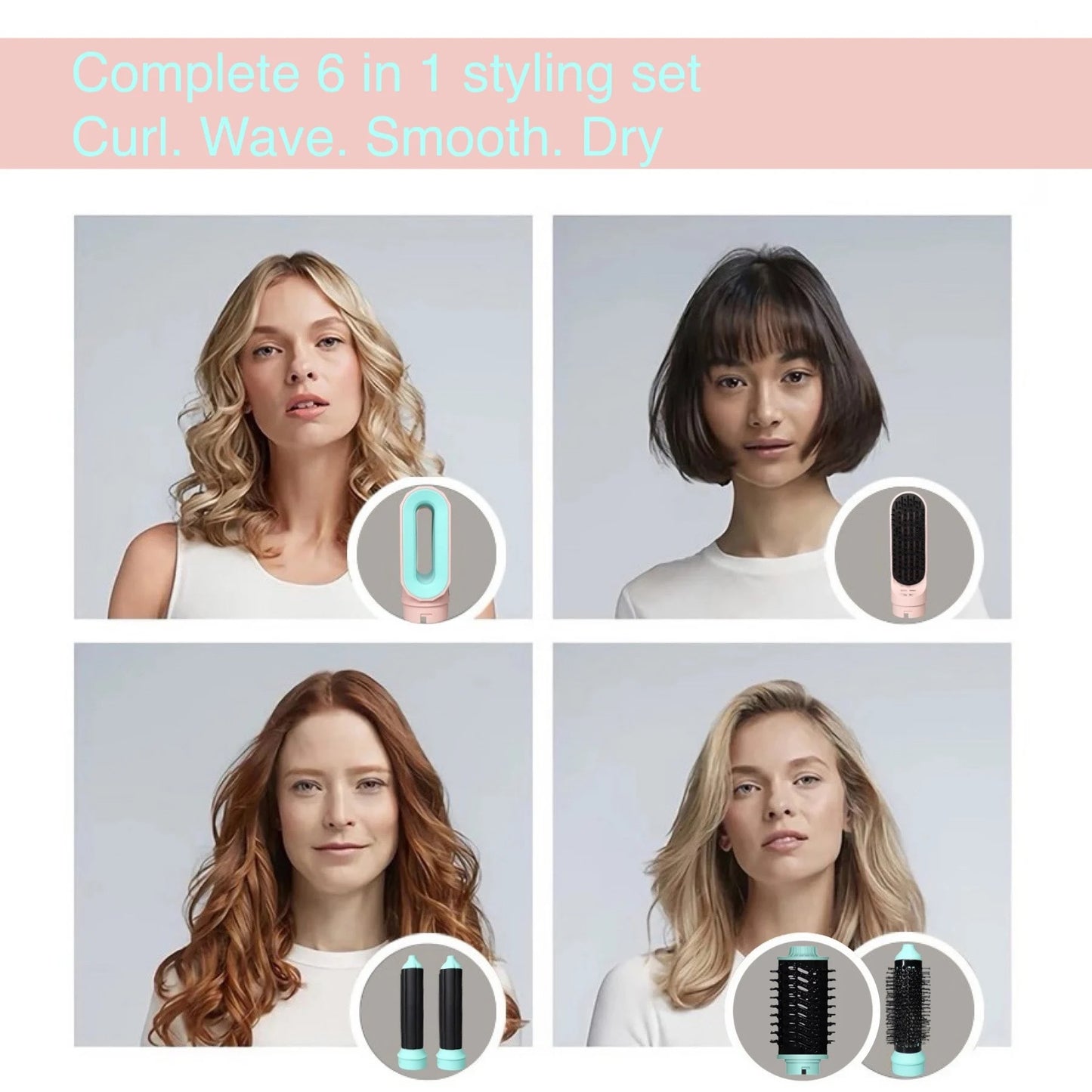 Secador de pelo 6 en 1 Multi Style