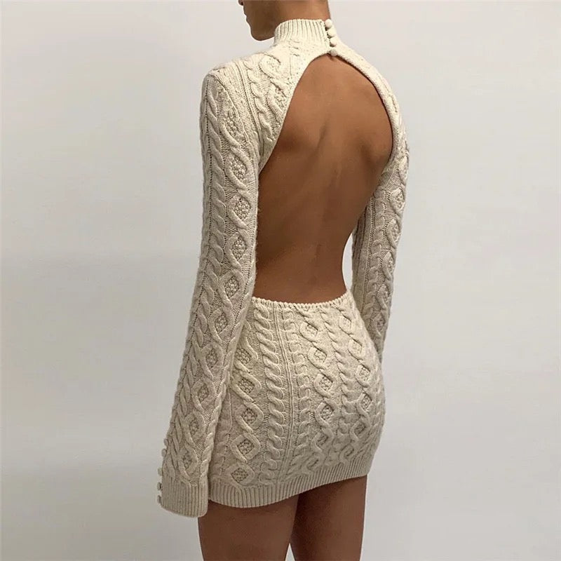 Vestido Sin Espalda