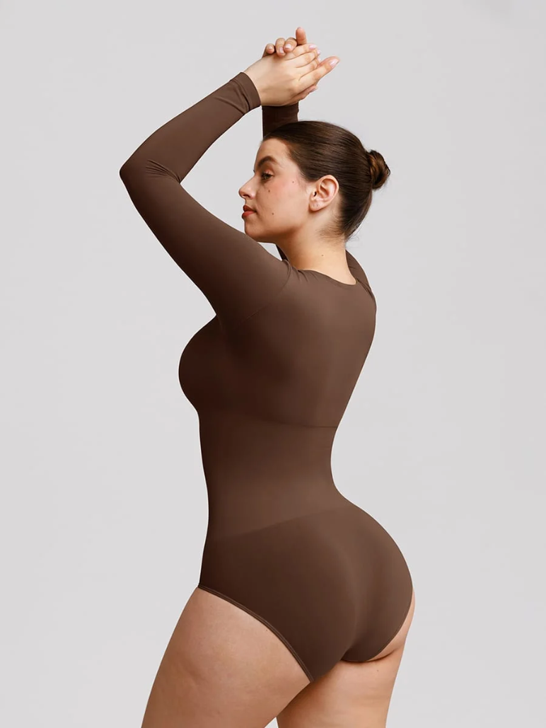 Bodysuit ©️Original Faja Manga Larga estilo bóxer