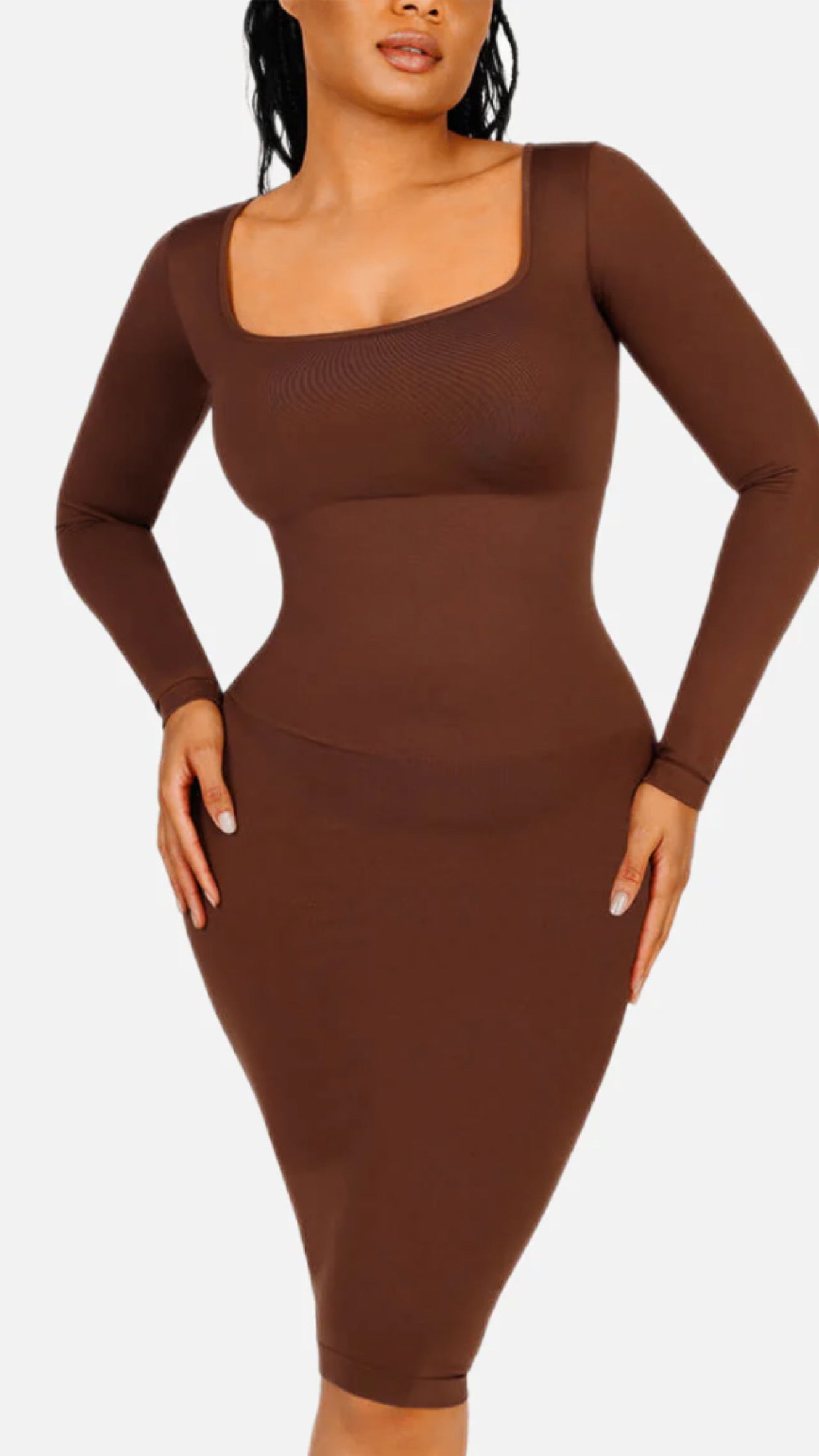 Vestido Reductor v Manga Larga