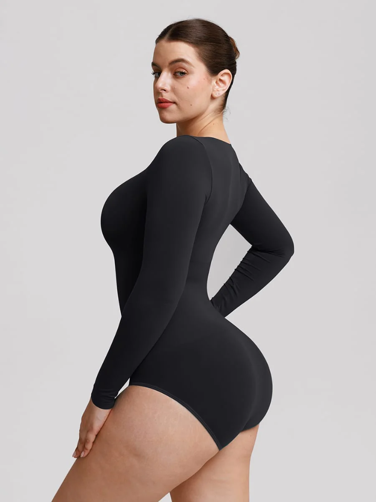 Bodysuit ©️Original Faja Manga Larga estilo bóxer
