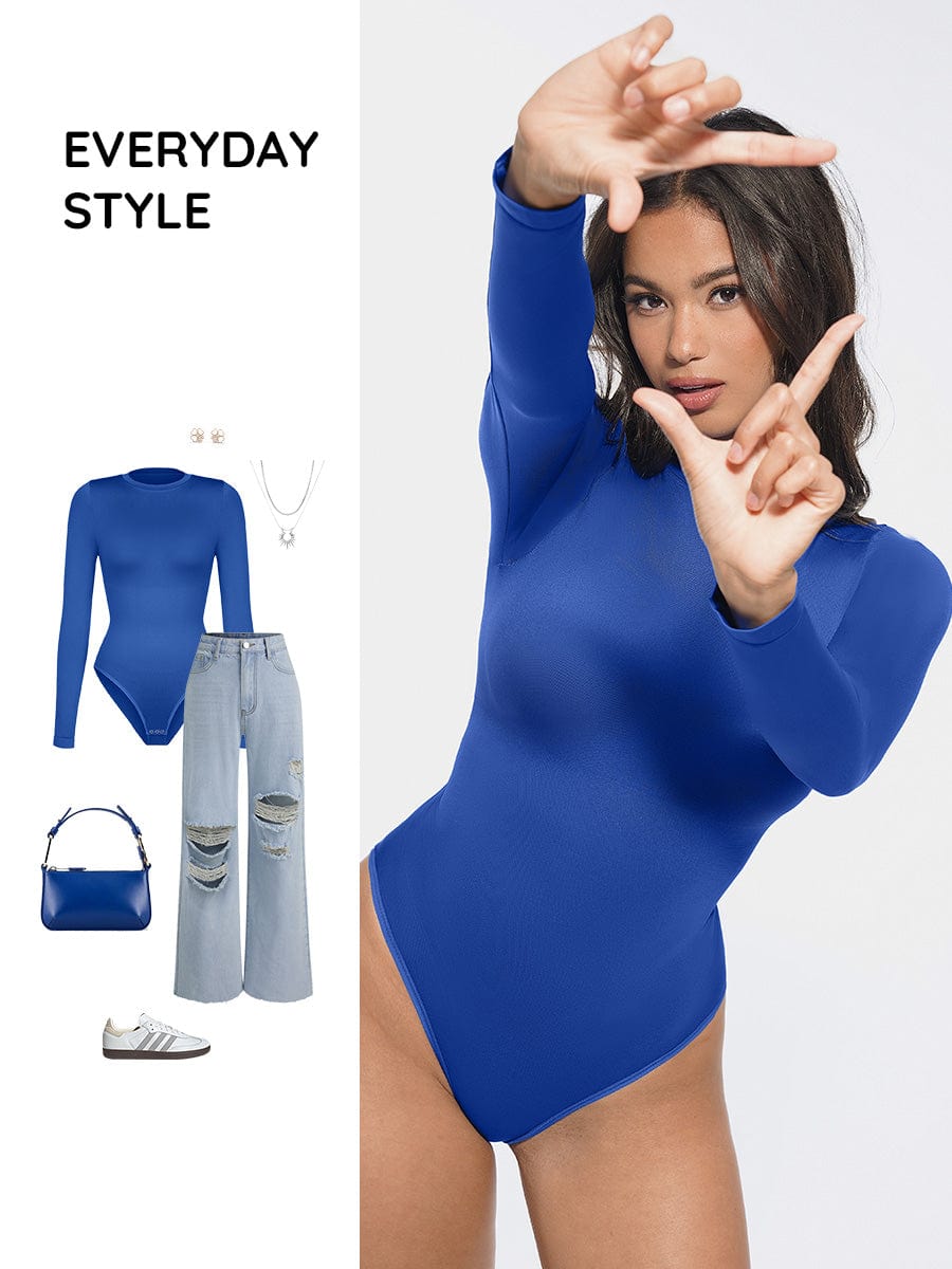 Body Faja Modelador Cuello Redondo Calzon