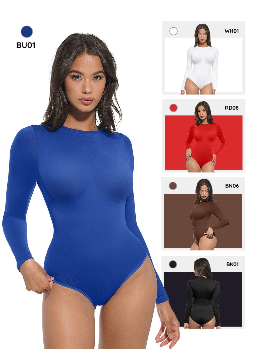 Body Faja Modelador Cuello Redondo Calzon