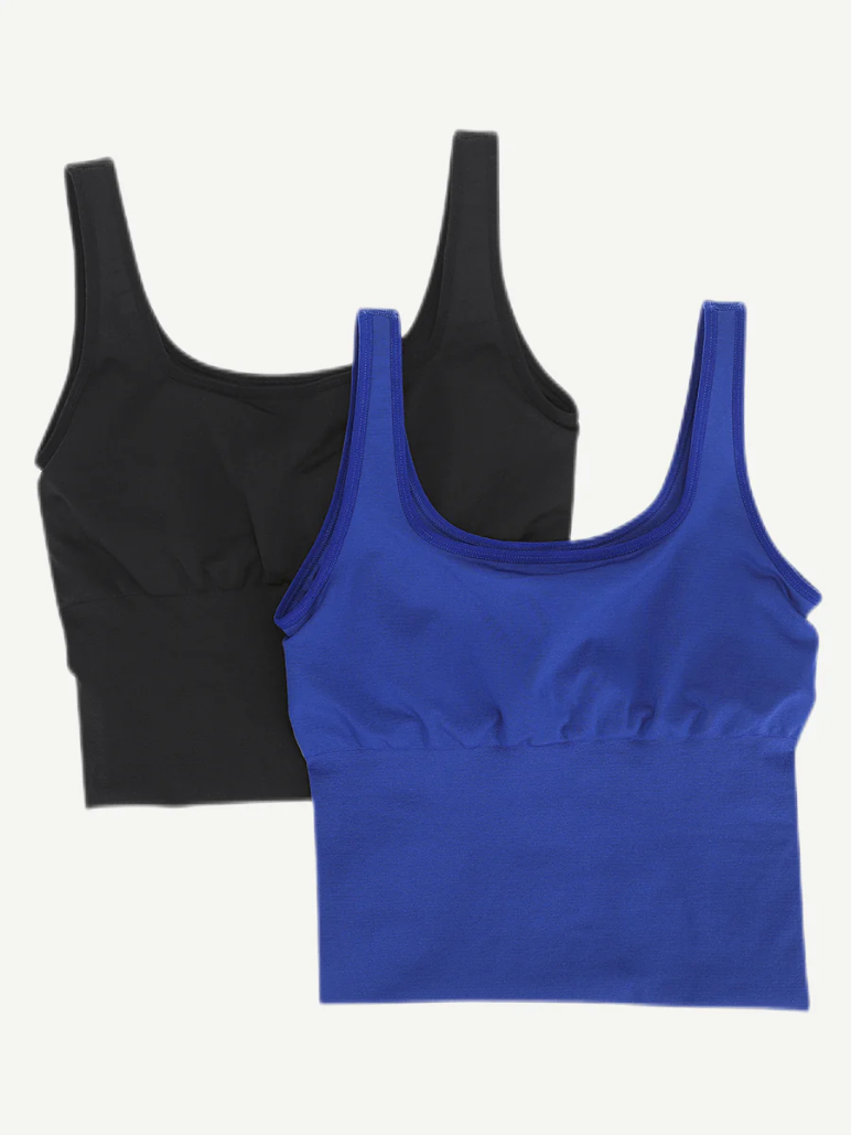Vestido moldeador de escote cuadrado