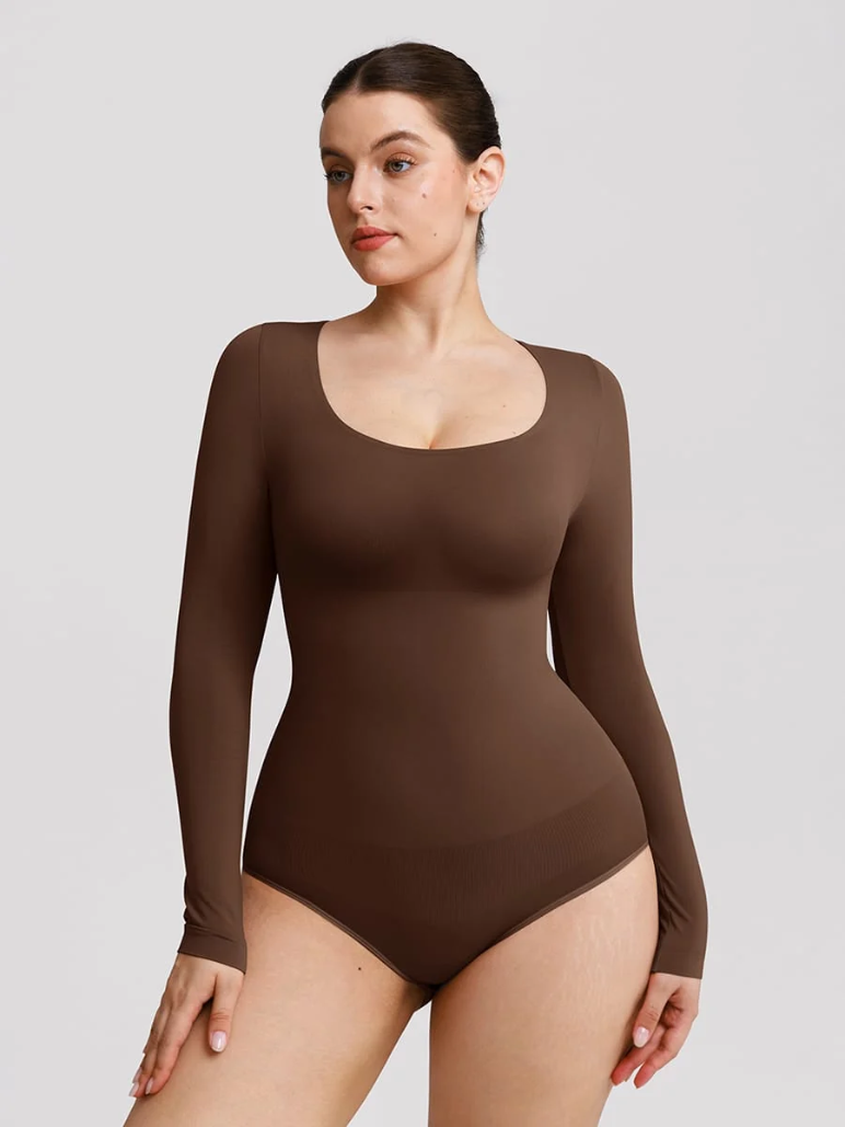 Bodysuit ©️Original Faja Manga Larga estilo bóxer