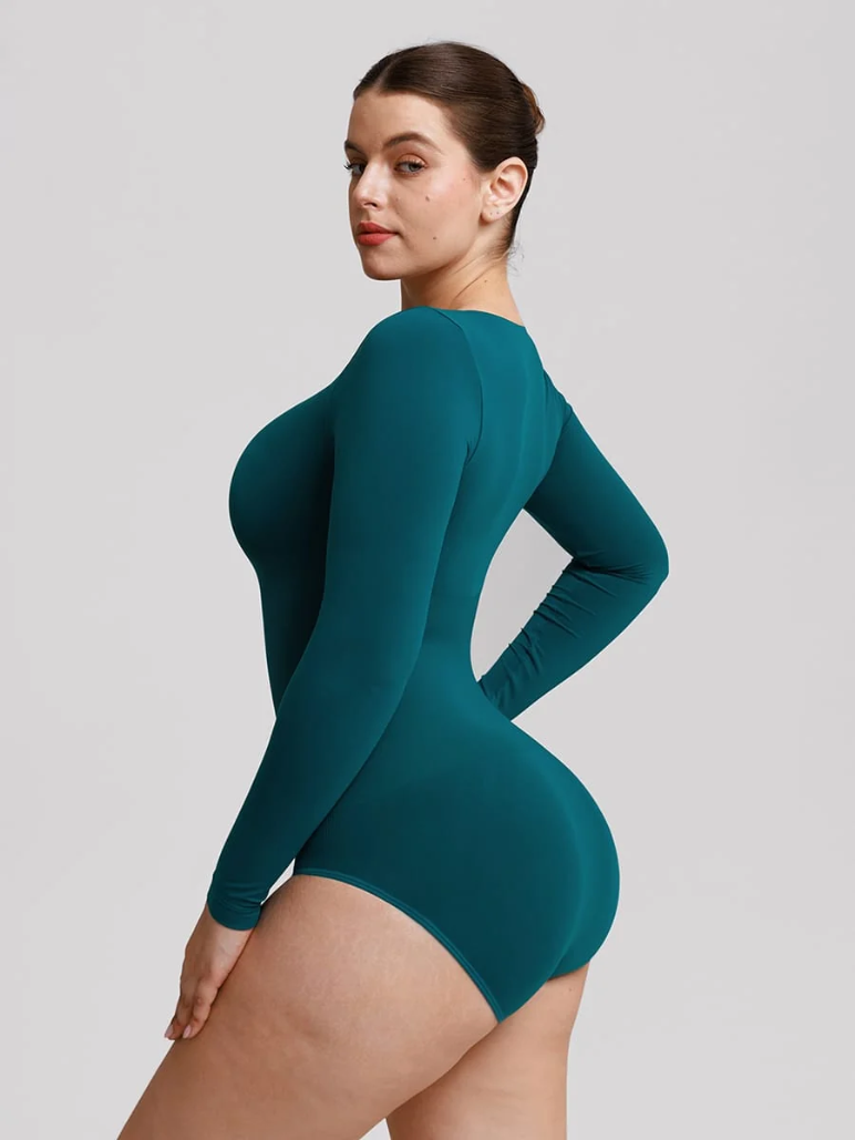 Bodysuit ©️Original Faja Manga Larga estilo bóxer