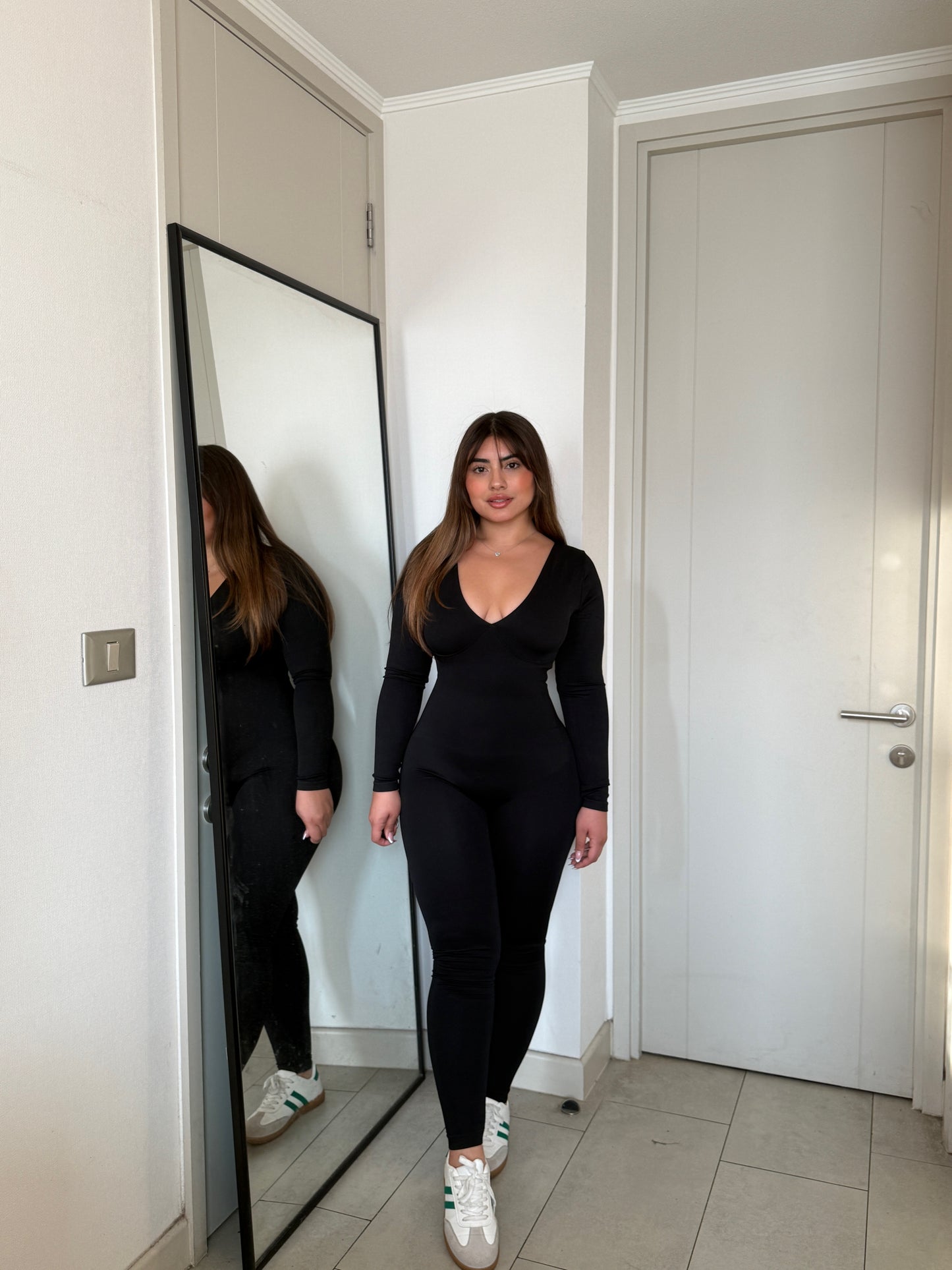 Enterito escote v Reductor Abdomen tipo Faja ©️