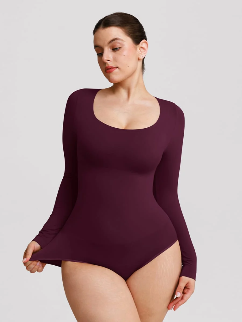 Bodysuit ©️Original Faja Manga Larga estilo bóxer